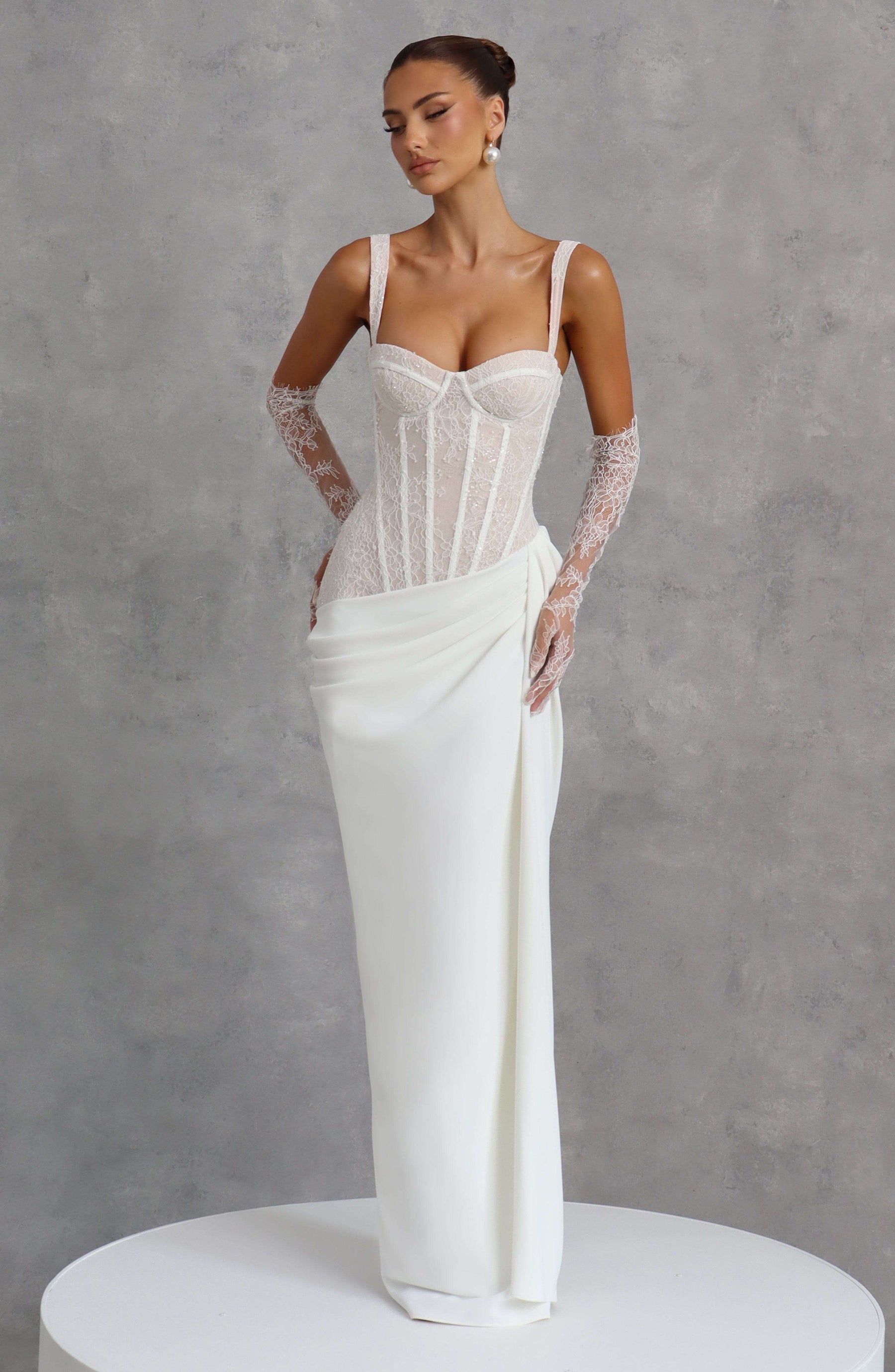 Seren Maxi Dress - Ivory Ryvelle