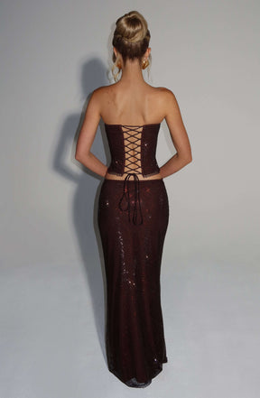 Serena Top - Plum Brown Ryvelle