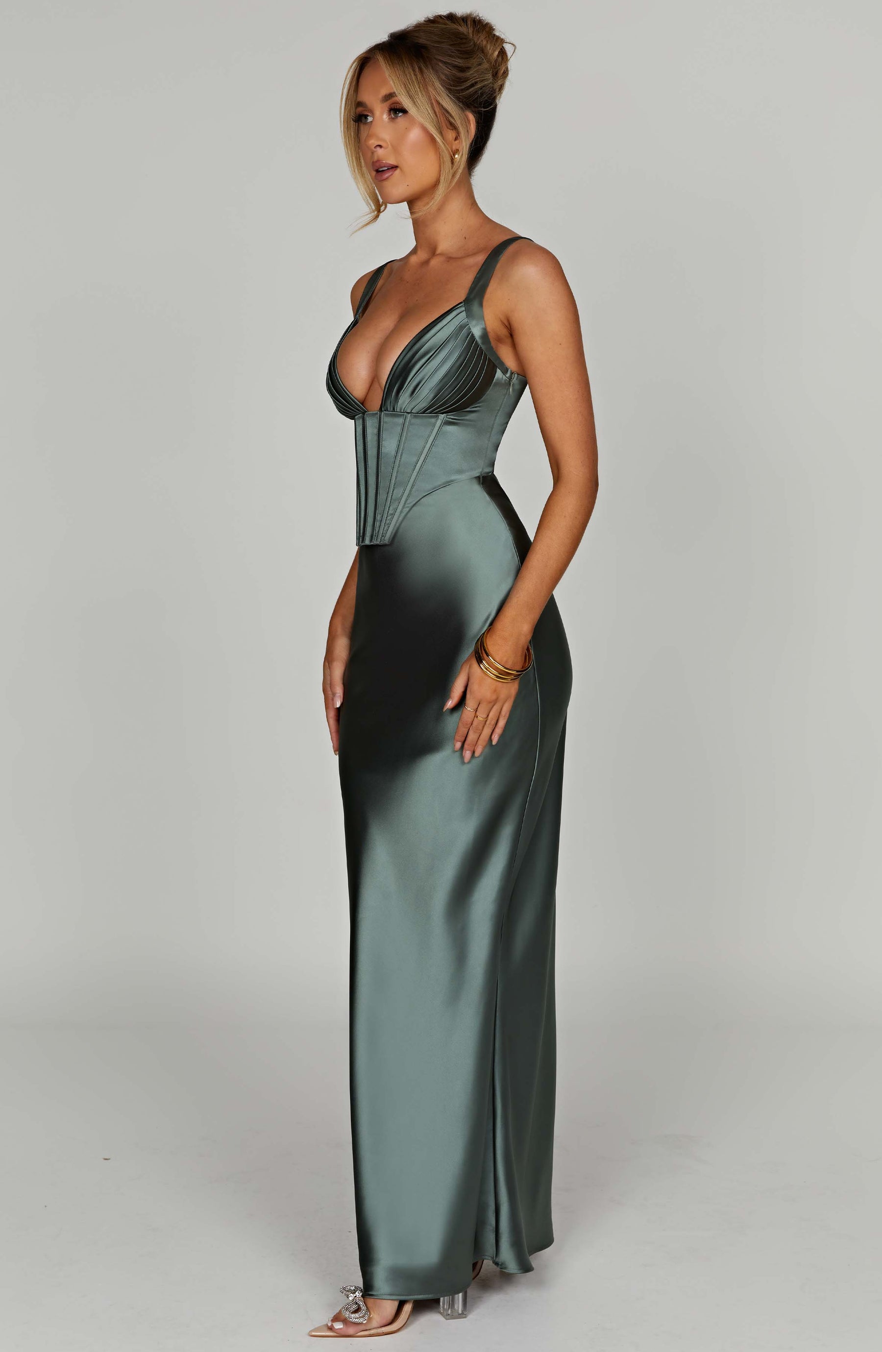 Robe longue Shae - Sauge