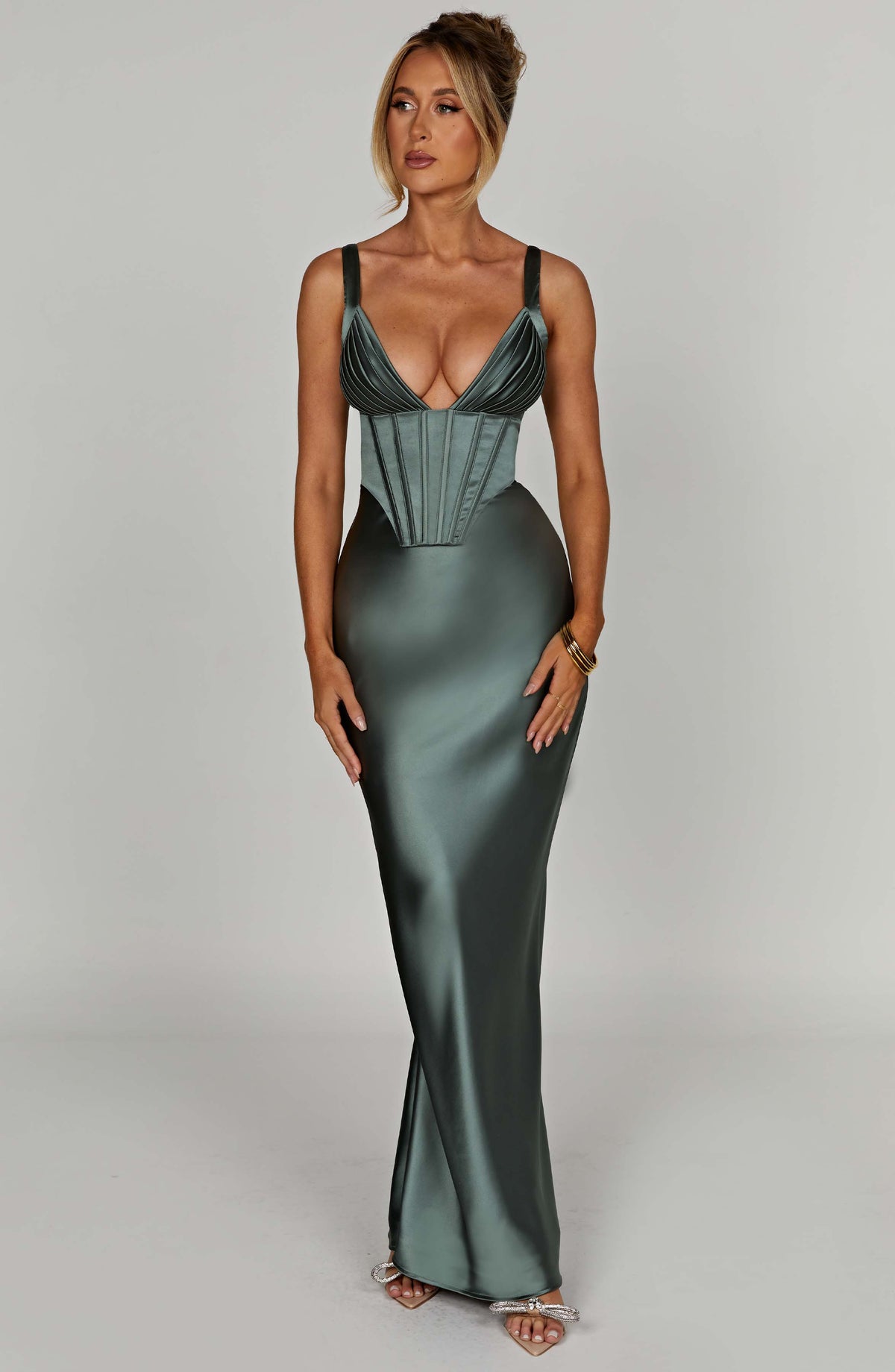 Robe longue Shae - Sauge