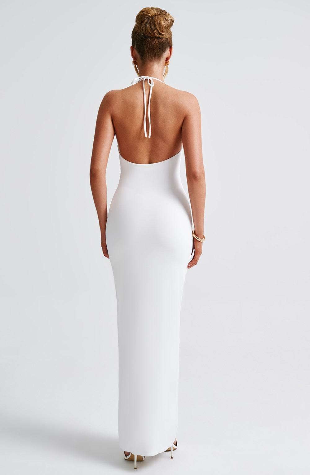 Siaira Maxi Dress - White Ryvelle