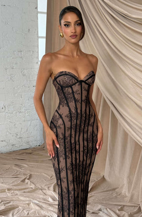 Sian Maxi Dress - Black Ryvelle