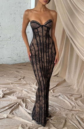 Sian Maxi Dress - Black Ryvelle
