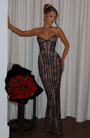 Sian Maxi Dress - Black Ryvelle