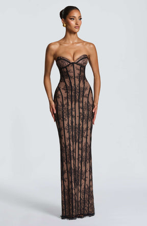 Sian Maxi Dress - Black Ryvelle