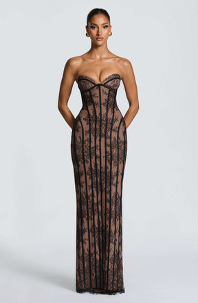 Sian Maxi Dress - Black Ryvelle