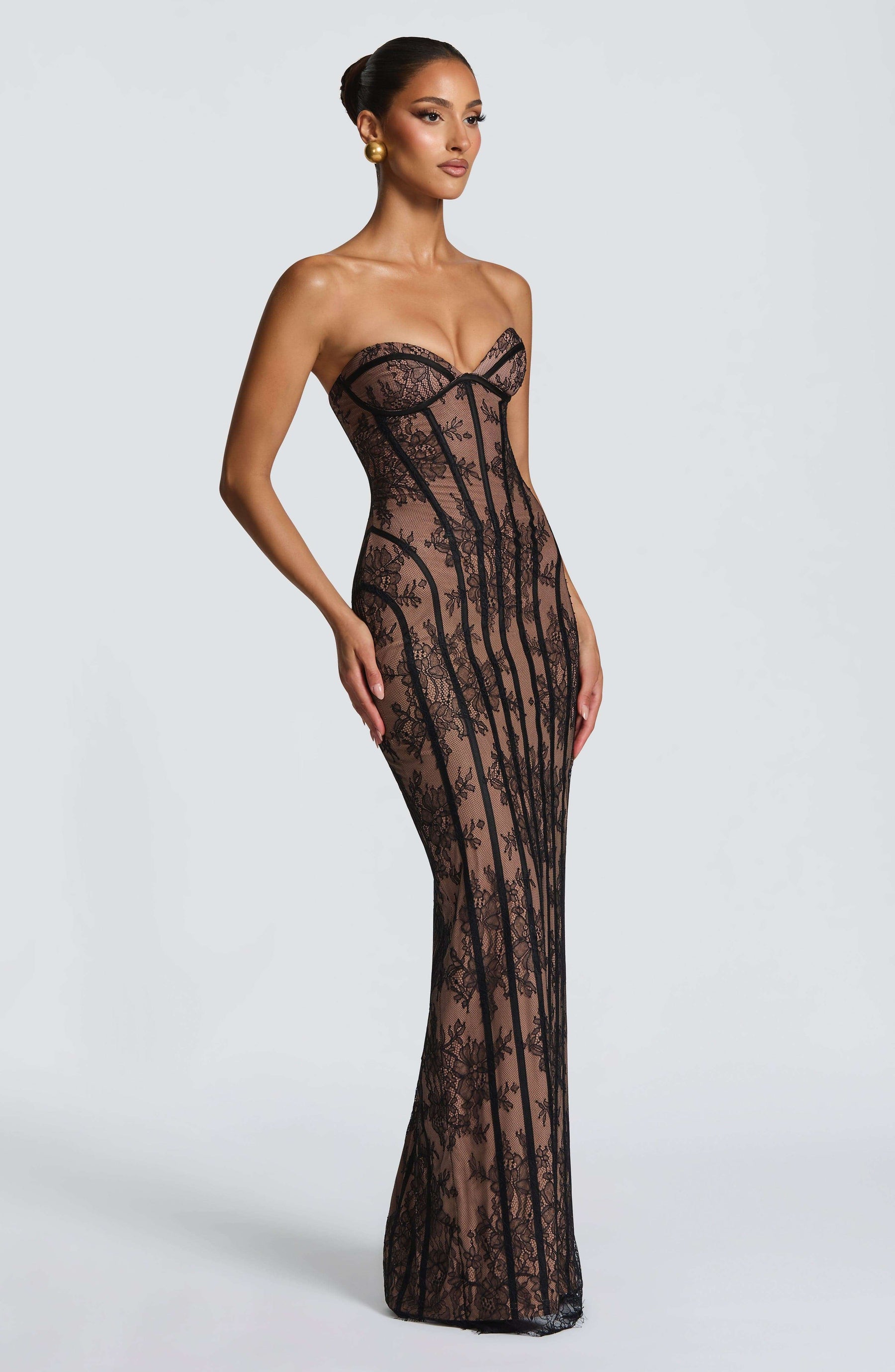 Sian Maxi Dress - Black Ryvelle