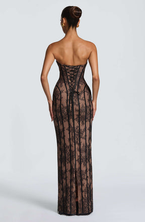 Sian Maxi Dress - Black Ryvelle