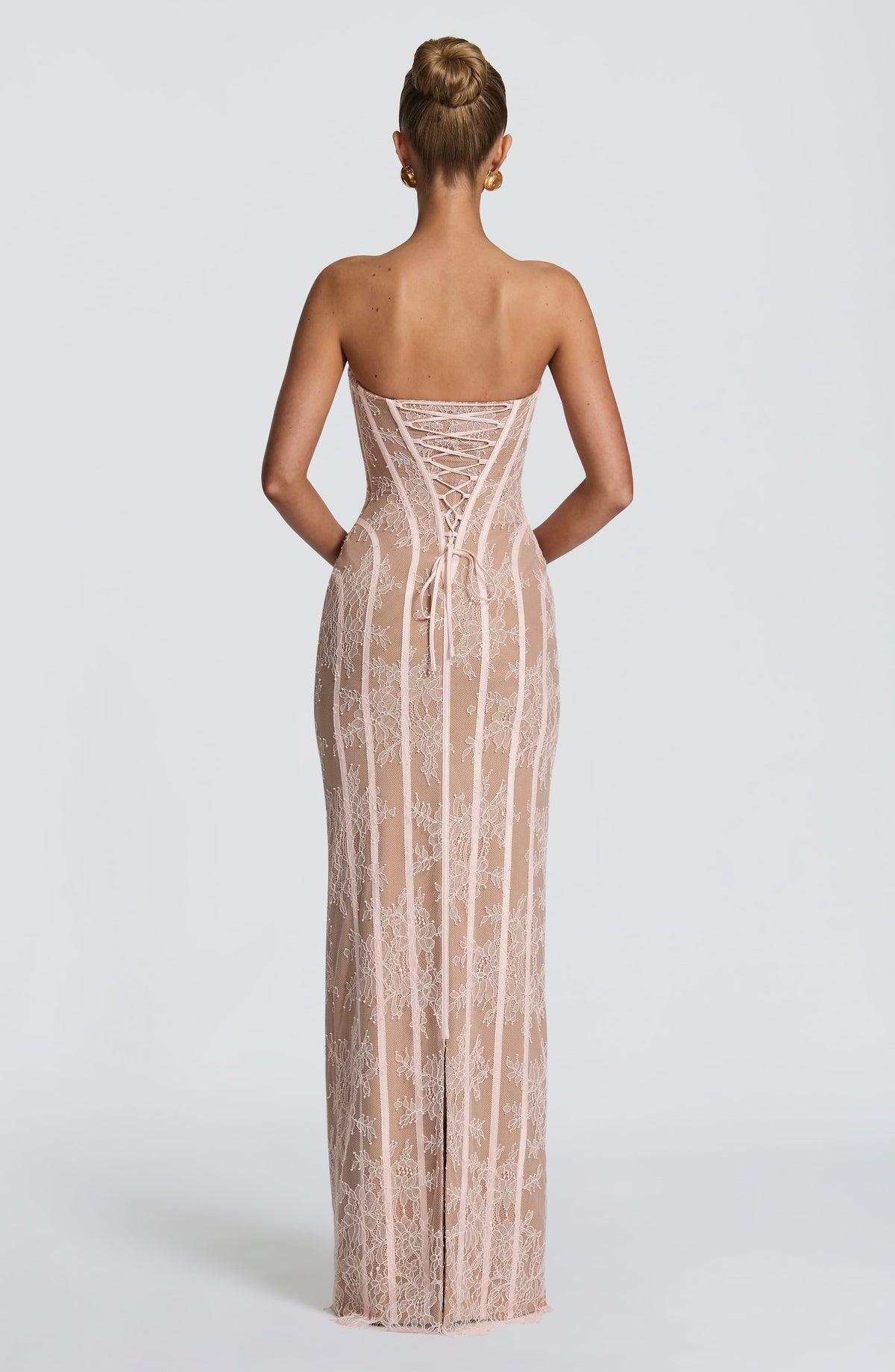 Robe longue Sian - Blush