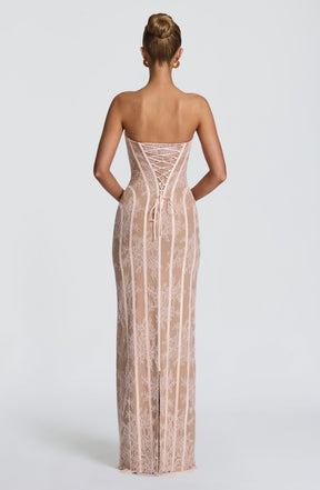 Maxikleid Sian – Rouge