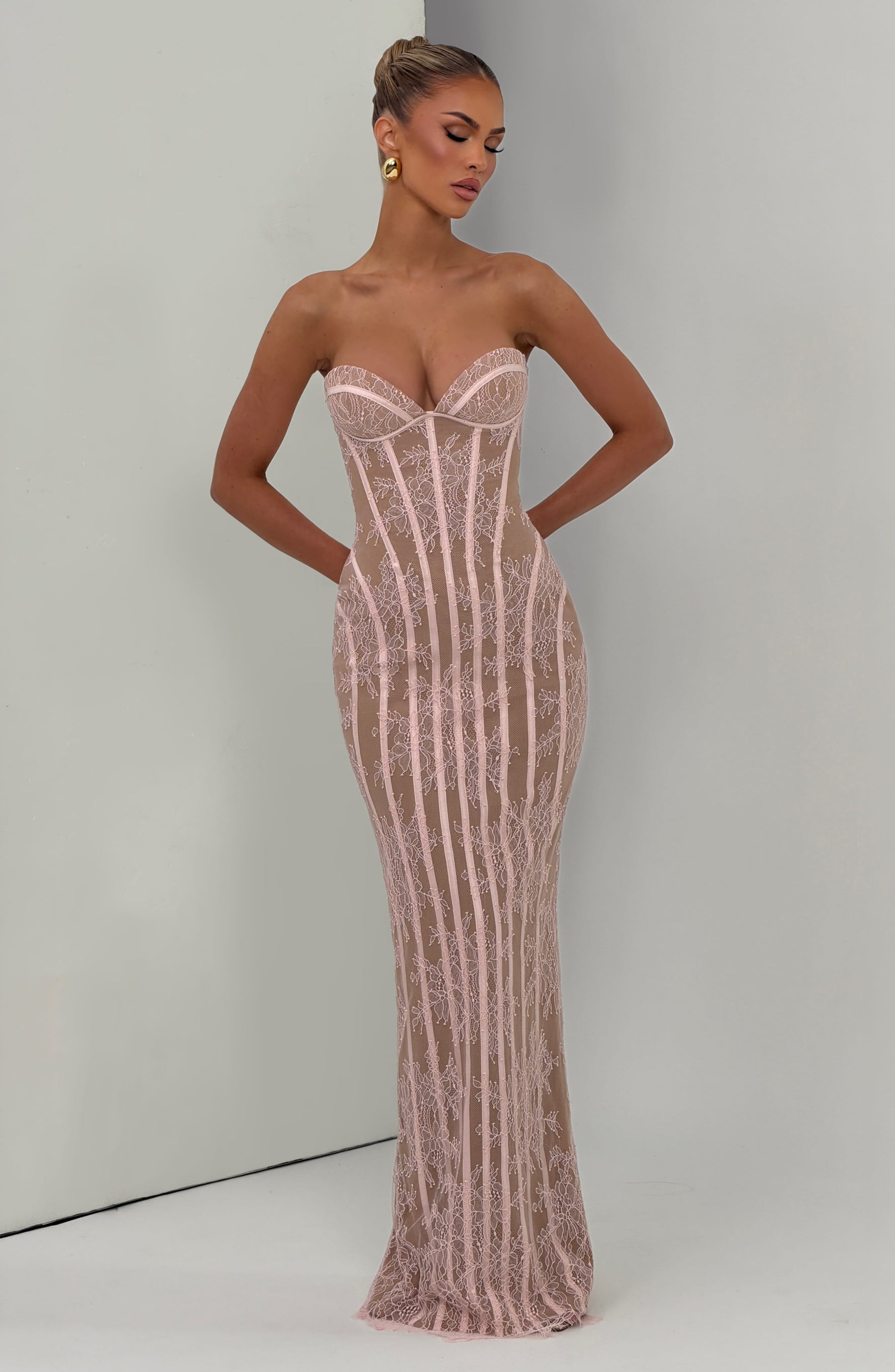 Maxikleid Sian – Rouge