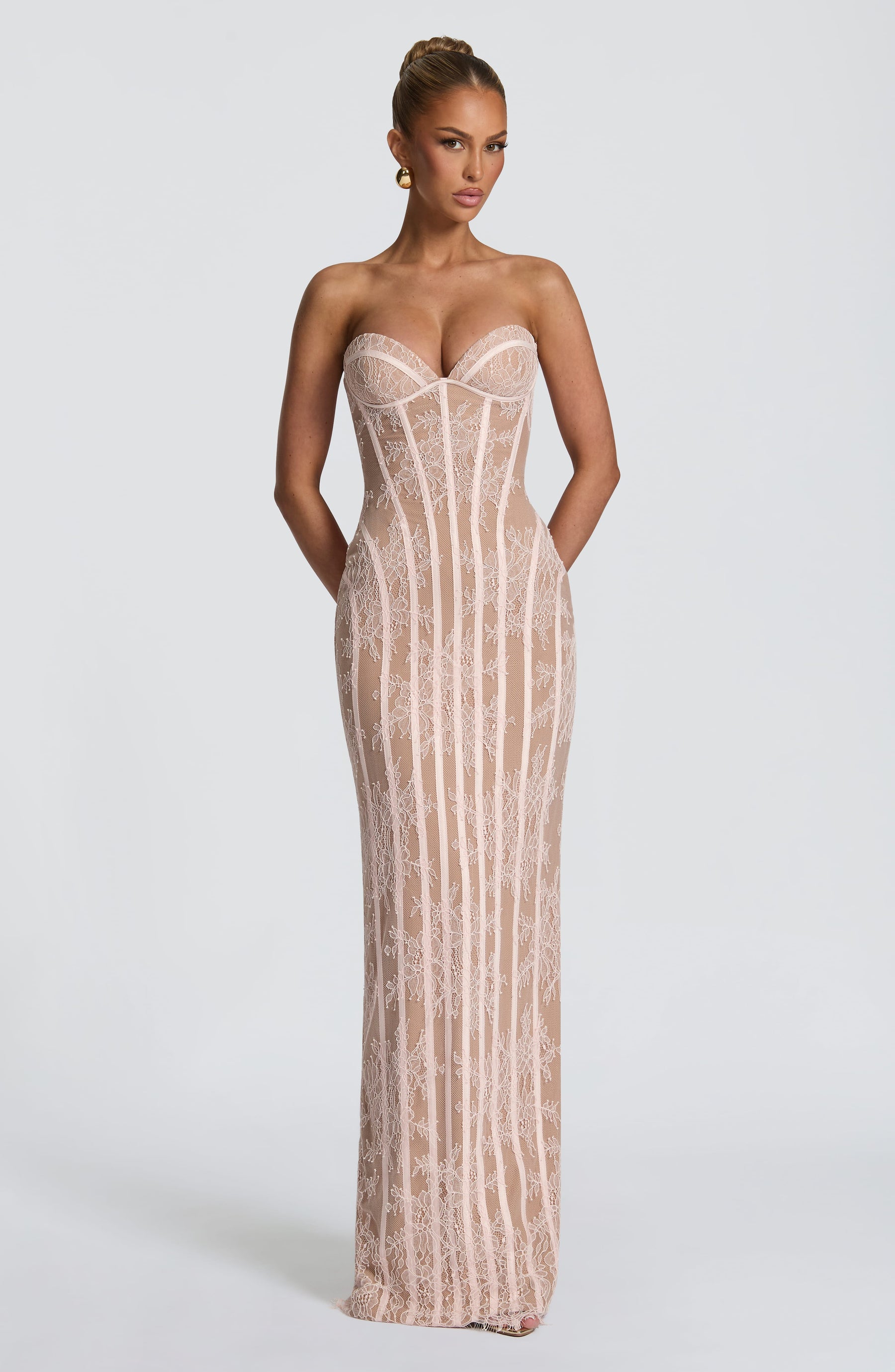 Maxikleid Sian – Rouge