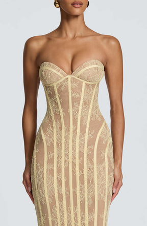 Sian Maxi Dress - Lemon Ryvelle