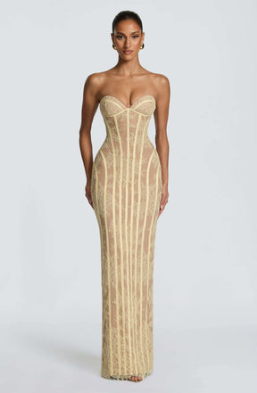 Sian Maxi Dress - Lemon Ryvelle