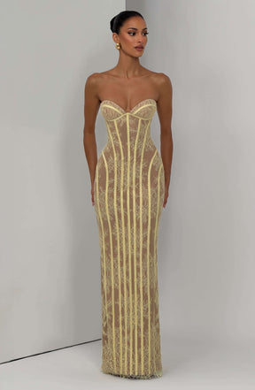 Sian Maxi Dress - Lemon Ryvelle