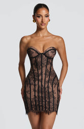 Sian Mini Dress - Black Ryvelle