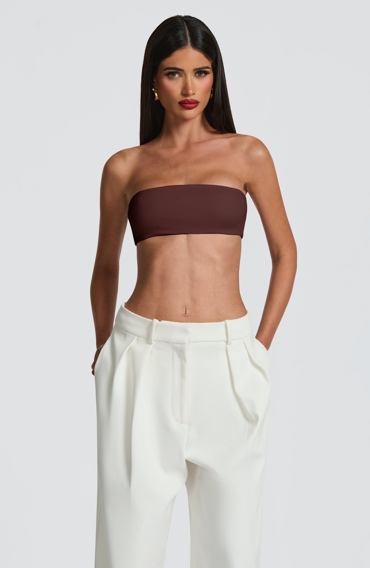 Simi Top - Plum Brown Ryvelle
