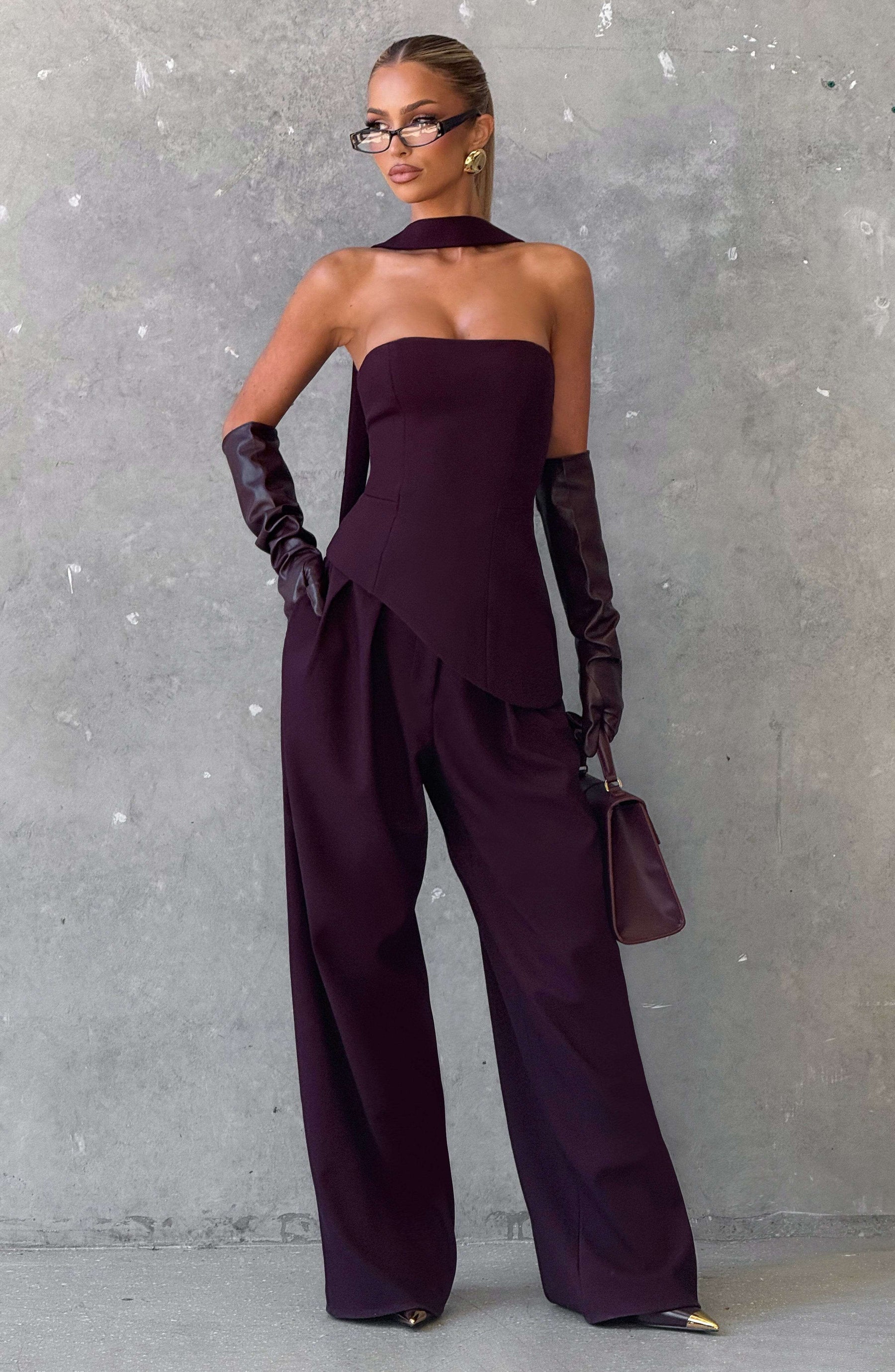 Sloan Top - Plum Ryvelle