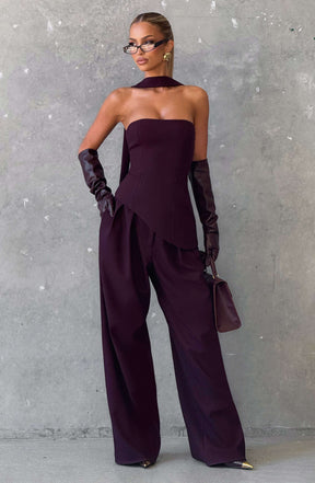 Sloan Top - Plum Ryvelle