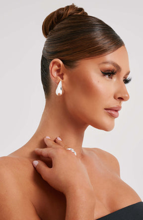 Small Fayth Earrings - Silver Ryvelle