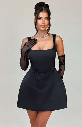 Sofie Mini Dress - Black Ryvelle