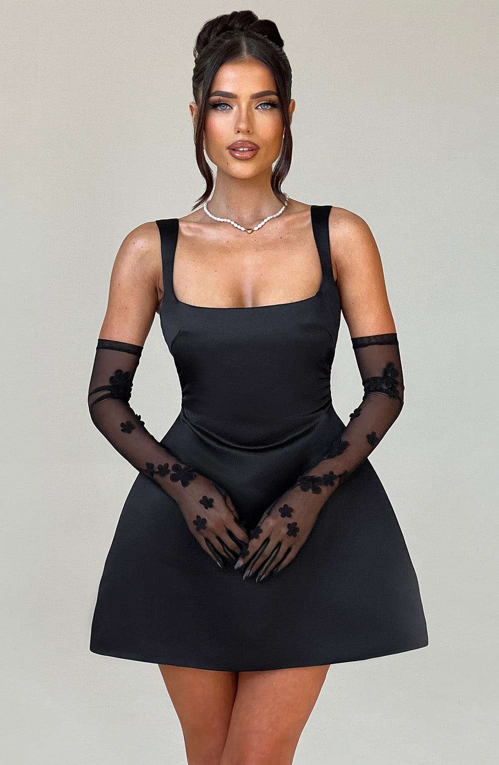 Sofie Mini Dress - Black Ryvelle