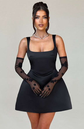 Sofie Mini Dress - Black Ryvelle