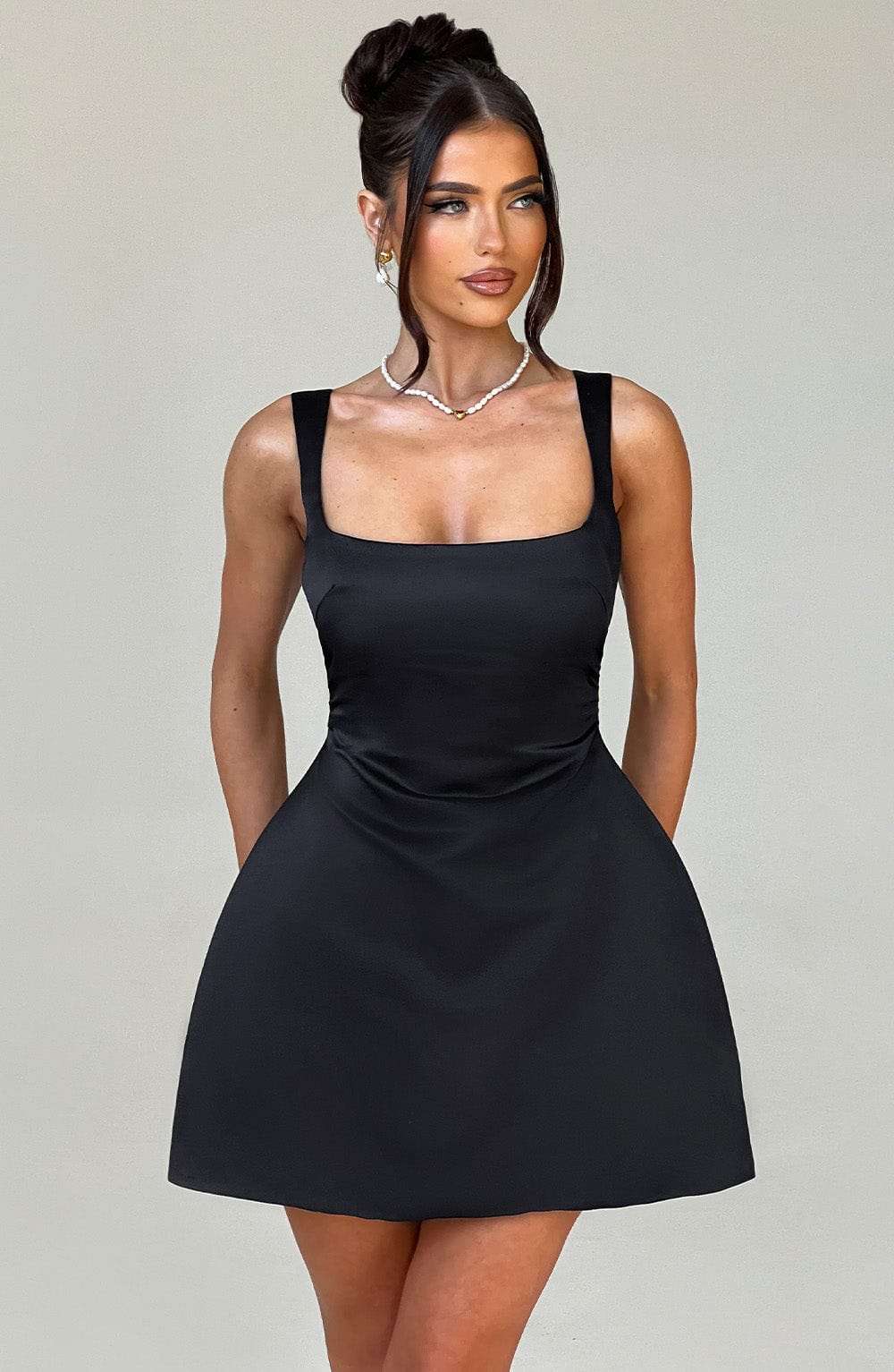 Sofie Mini Dress - Black Ryvelle
