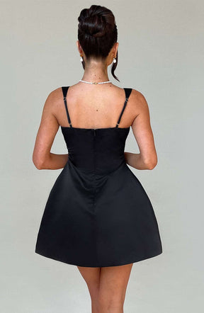 Sofie Mini Dress - Black Ryvelle