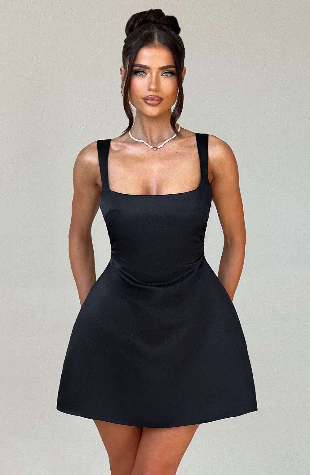 Sofie Mini Dress - Black Ryvelle