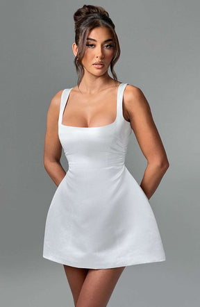 Sofie Mini Dress - Ivory Ryvelle