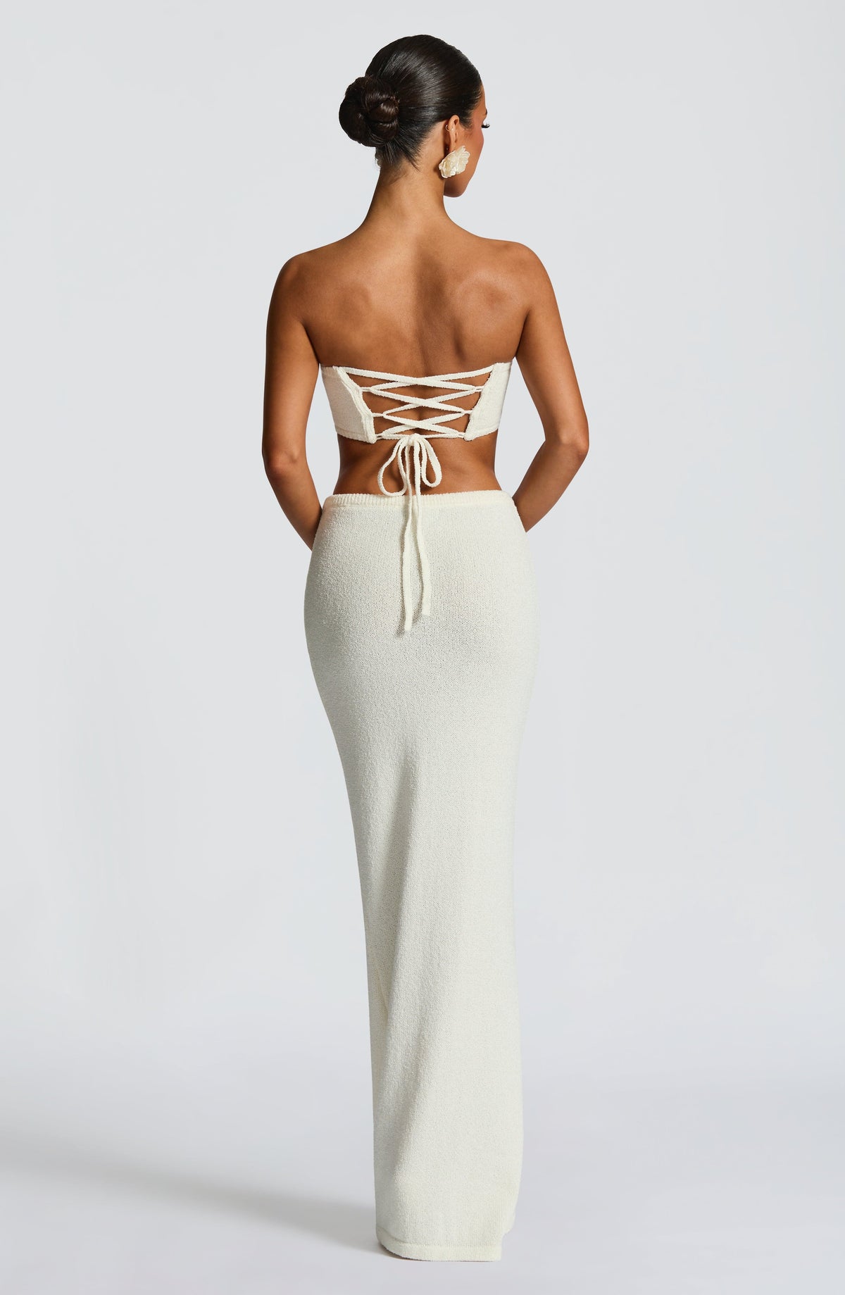 Sola Maxi Skirt - Ivory Ryvelle