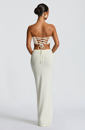 Sola Maxi Skirt - Ivory Ryvelle