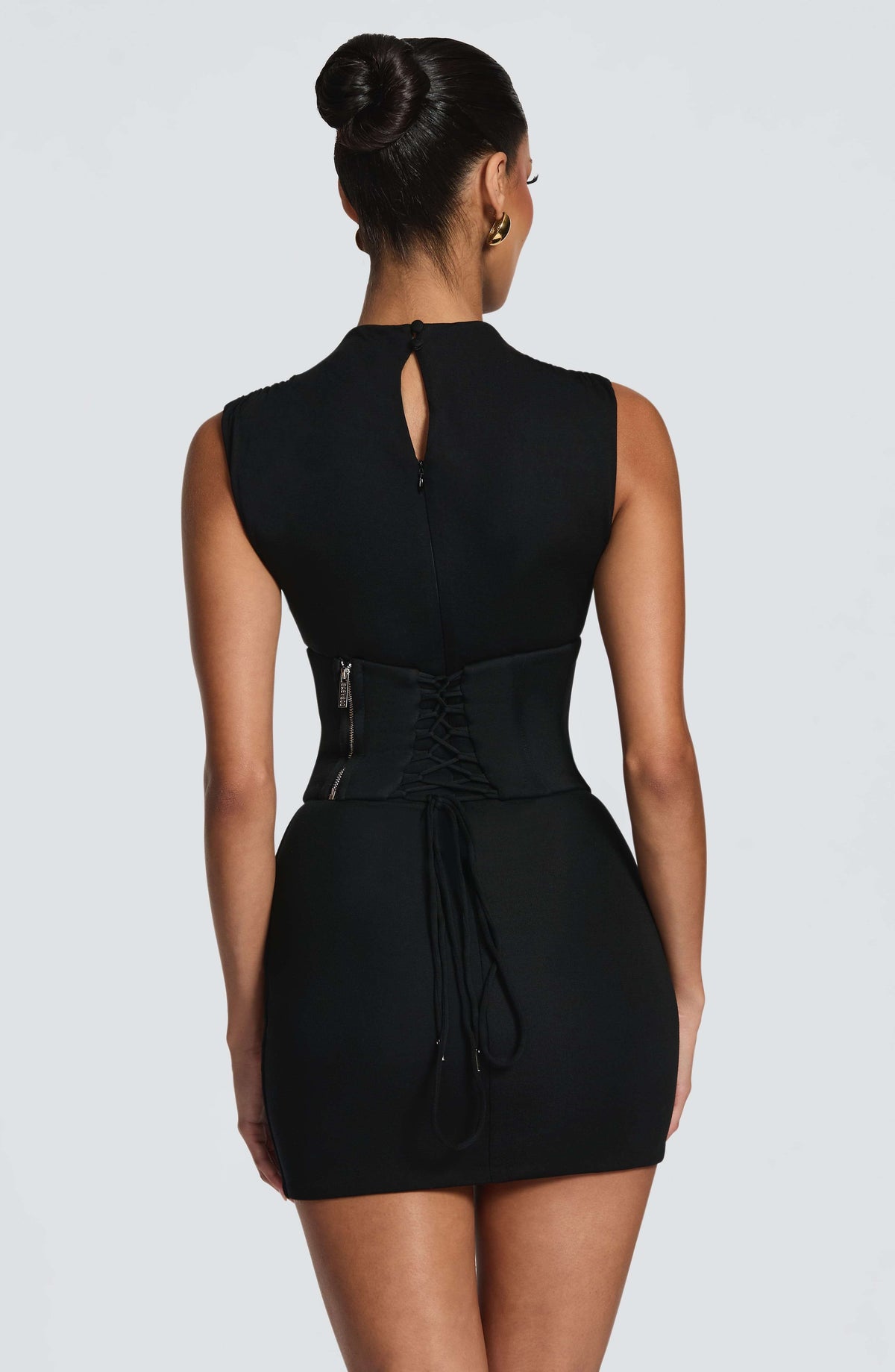Soline Mini Dress - Black Ryvelle