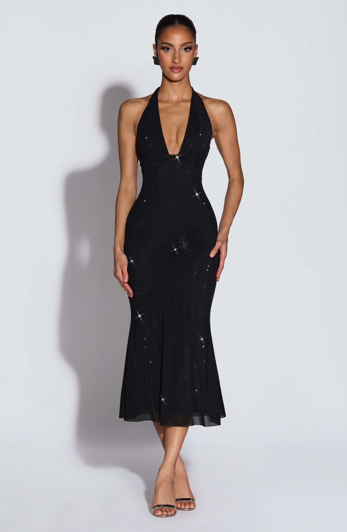 Sonora Midi Dress - Black Ryvelle