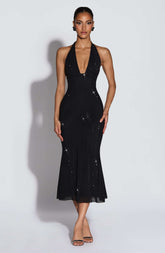 Sonora Midi Dress - Black Ryvelle