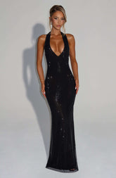 Starla Maxi Dress - Black Ryvelle