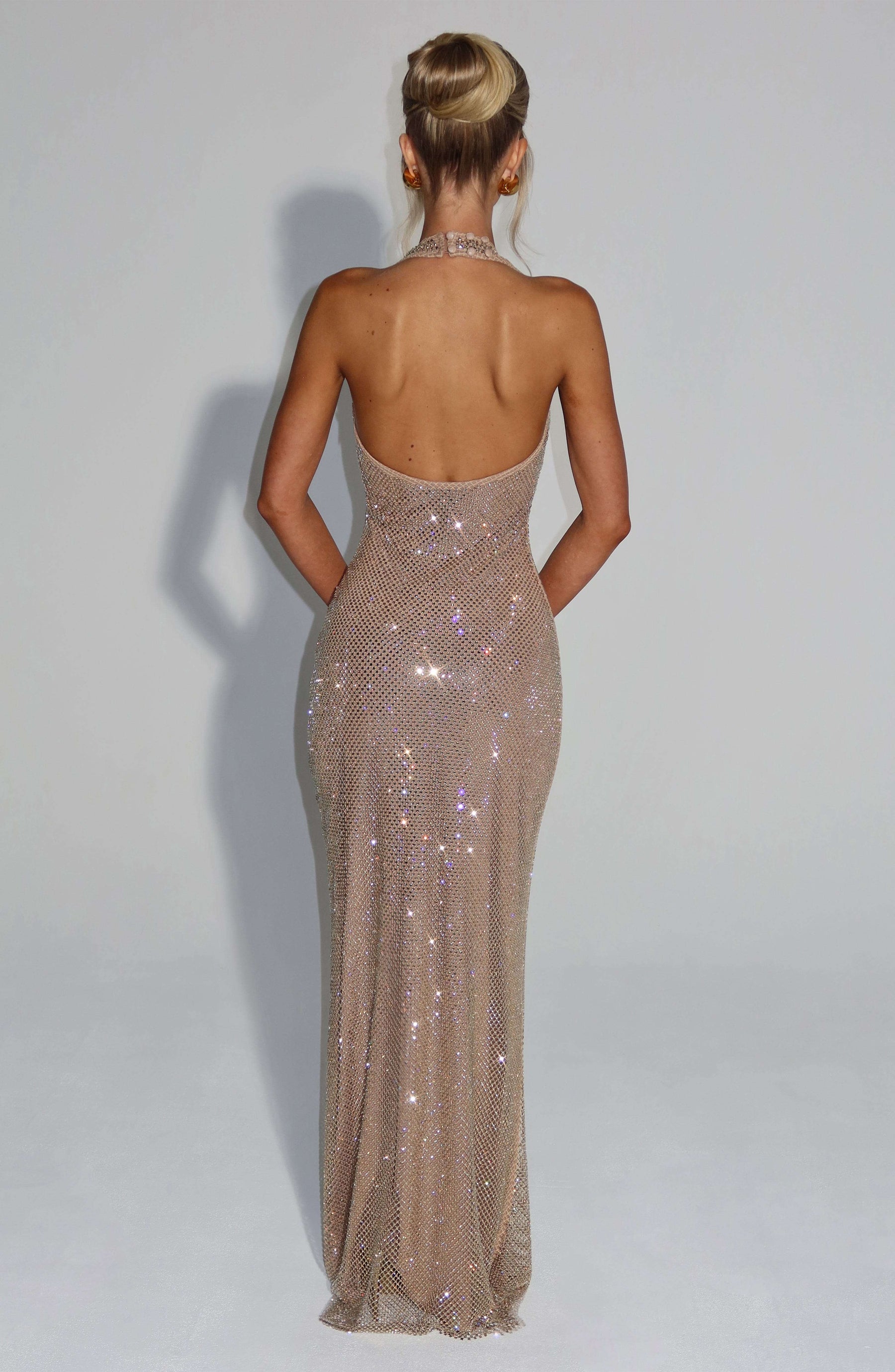 Starla Maxi Dress - Gold Ryvelle