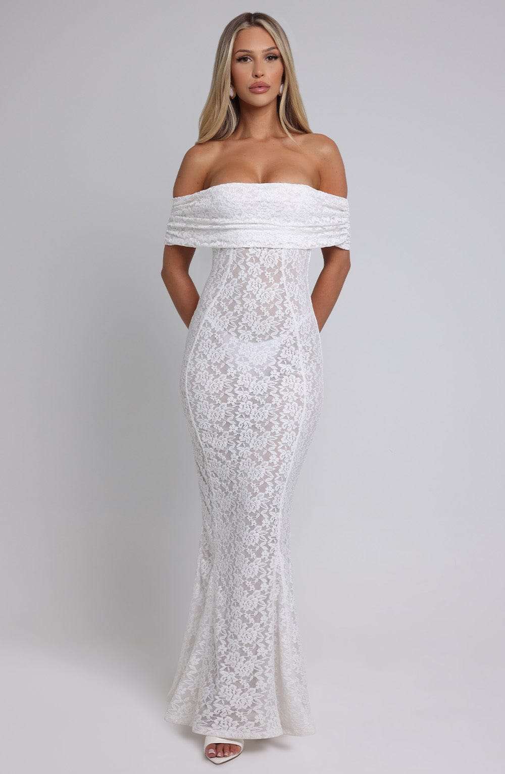 Stephanie Maxi Dress - Ivory Ryvelle