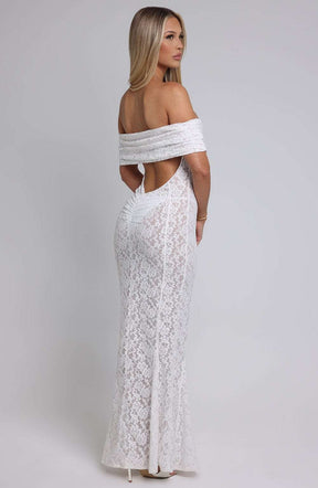 Stephanie Maxi Dress - Ivory Ryvelle