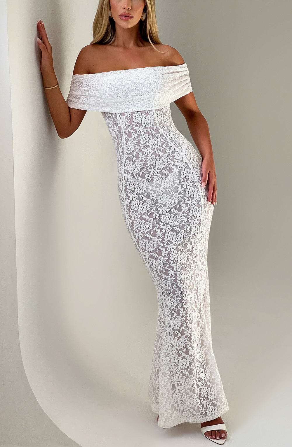 Stephanie Maxi Dress - Ivory Ryvelle