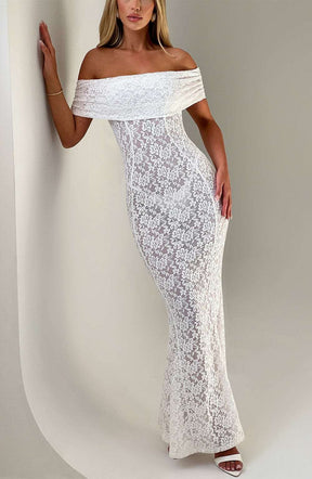 Stephanie Maxi Dress - Ivory Ryvelle