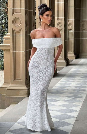 Stephanie Maxi Dress - Ivory Ryvelle