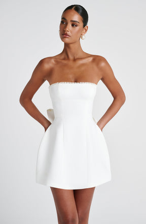 Suni Mini Dress - Ivory Ryvelle