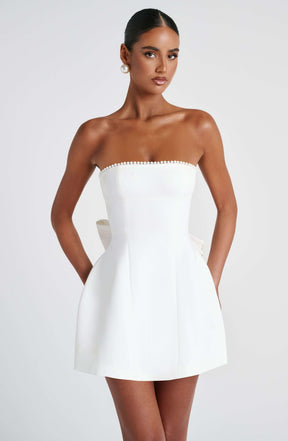 Suni Mini Dress - Ivory Ryvelle
