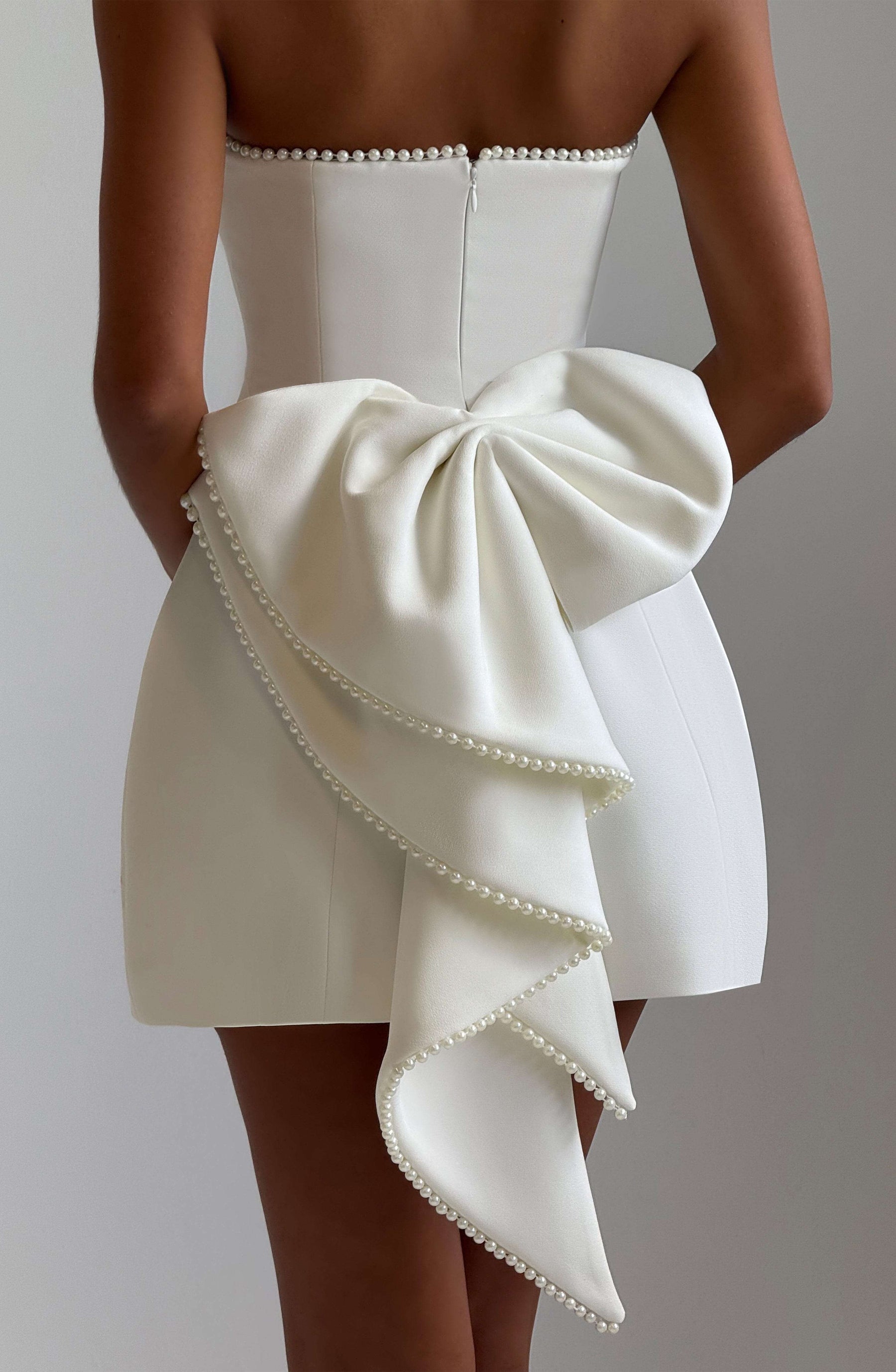 Suni Mini Dress - Ivory Ryvelle