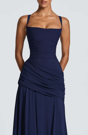 Sura Maxi Dress - Navy Ryvelle