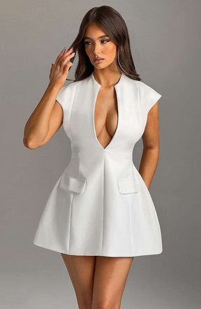 Suri Mini Dress - Ivory Ryvelle