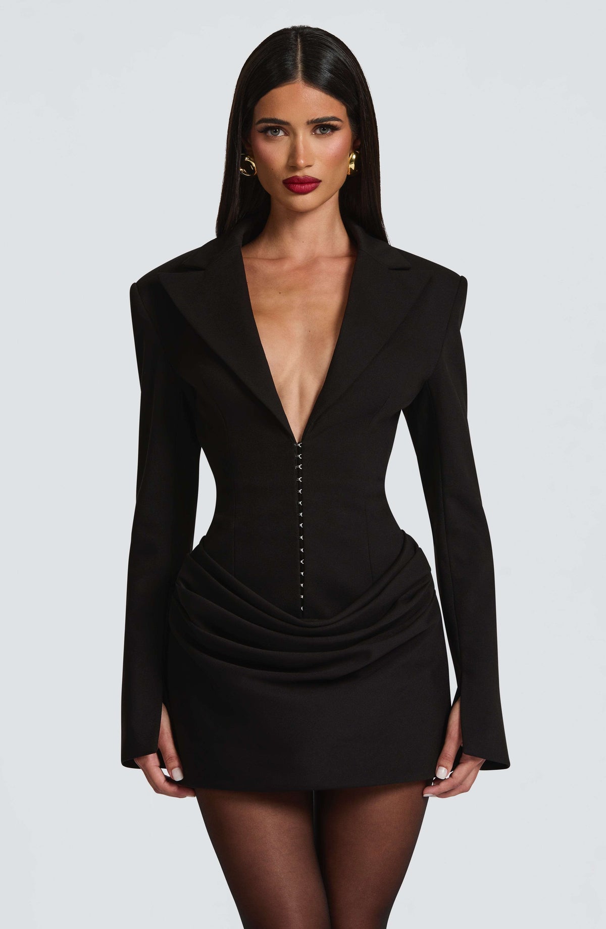 Susie Mini Dress - Black Ryvelle