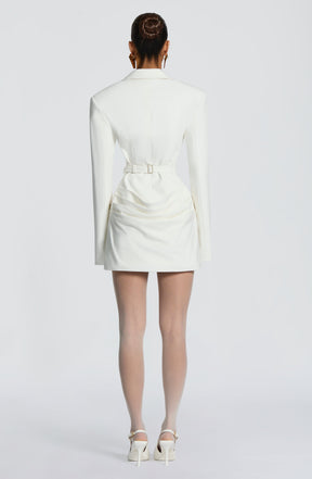 Susie Mini Dress - Ivory Ryvelle